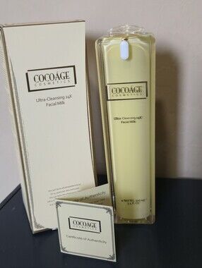 Cocoâge Ultra-Cleansing 24K Facial Milk NIB New Cleanser